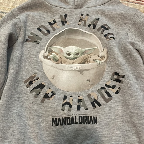 Star Wars Yoda Hoodie sz 6 - Picture 2 of 5